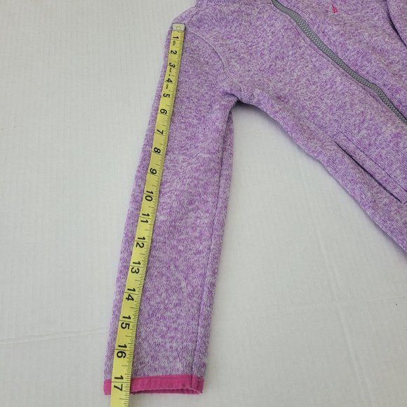Nautica Girl's Purple Jacket with Pink Trim - Size 6 - Picture 9 of 13